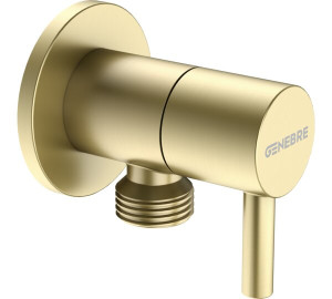 Válvula de escuadra 1/2" x 1/2" Oro Cepillado Accesorios y Recambios